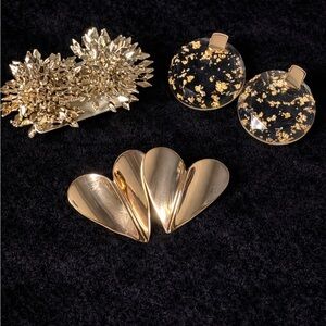 B5. Gold Earring Bundle